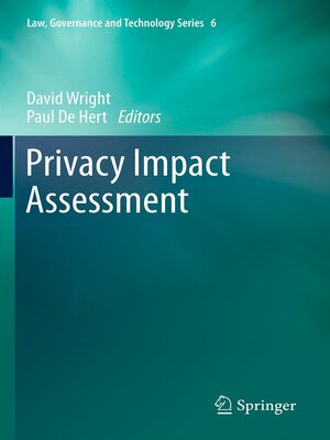 cover image of Privacy Impact Assessment